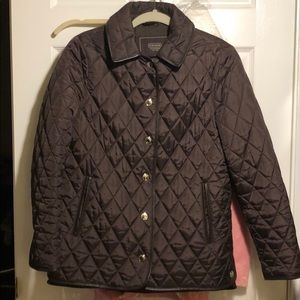 COACH Woman’s brown Nylon Quilted Jacket Small